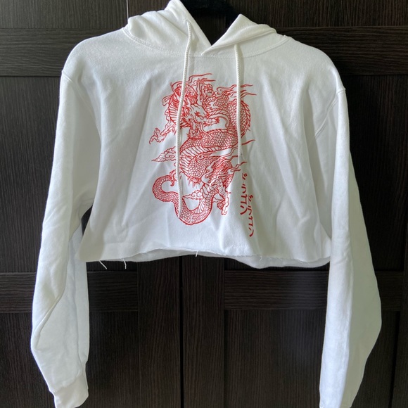 Fashion Nova Tops - FashionNova Cropped Hoodie!!